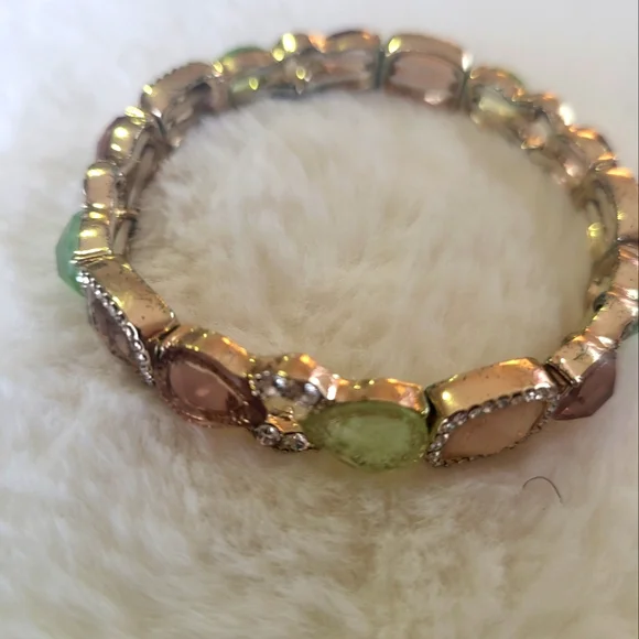 Anne Klein Gold-Tone Multicolor Bracelet - Picture 3 of 3